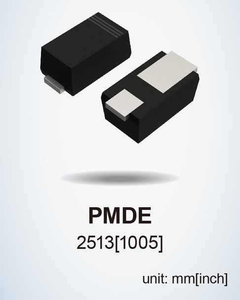 Expanded Lineup of ROHM’s Compact PMDE Package Diodes (SBD/FRD/TVS): Contributing to Application Miniaturization